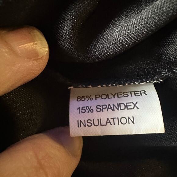 Spaghetti Strap Dress Black Asymmetrical Ruffle Hem High Slit Maxi Dress XL - Picture 11 of 11